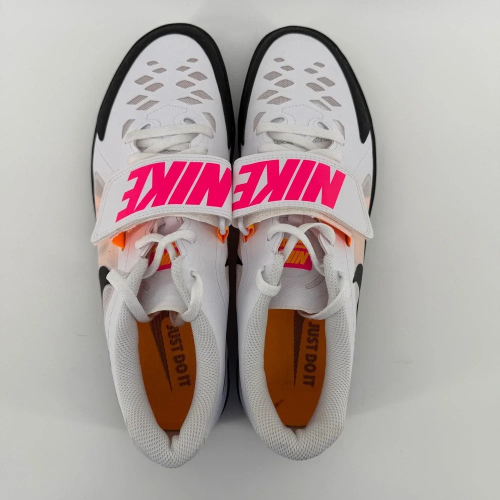Nike Zoom SD 4 Throwing Shoes Mens 11.5 White Black Pink 685134-102 Track Field